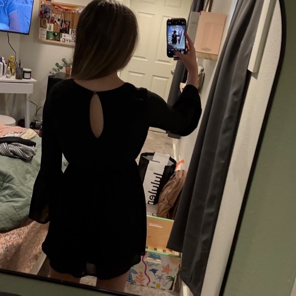 Speechless Black Mini Dress - Picture 2 of 5